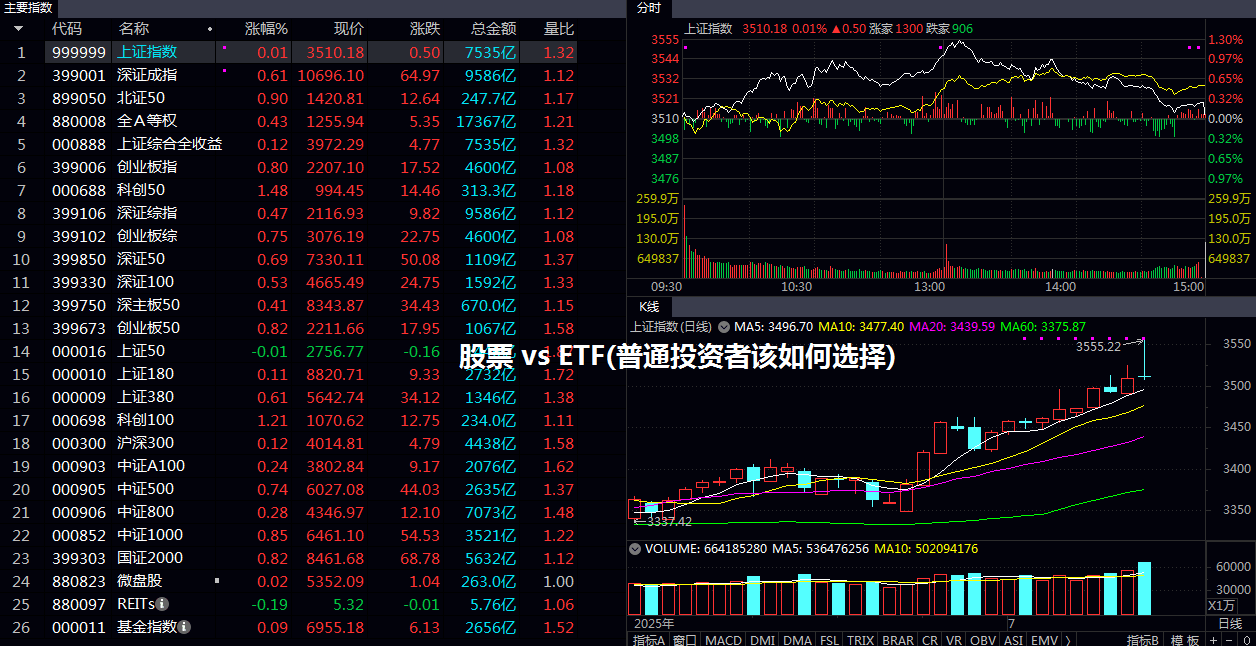 股票 vs ETF(普通投资者该如何选择)
