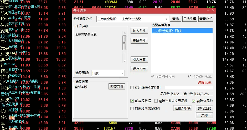 【PFJG１】副图指标，选股后＂综合评分＂打分系统，找出前20名强股！