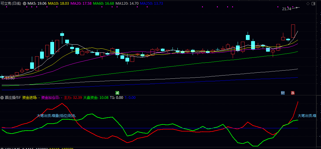 【跟庄操作】副图指标 分析价格波动与成交量变化 识别大资金进场和加仓等关键信号 【跟庄操作】副图指标 分析价格波动与成交量变化 识别大资金进场和加仓等关键信号