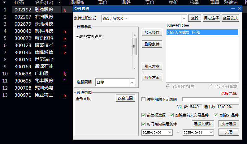 优【365天线突破】副图/选股指标 突破信号+均线多头+年线支撑+量能配合+集合突破 优【365天线突破】副图/选股指标 突破信号+均线多头+年线支撑+量能配合+集合突破