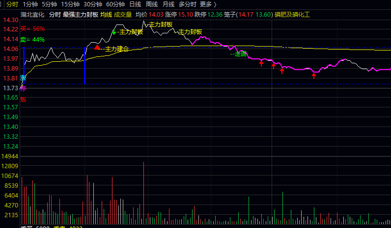 通达信【最强主力封板】分时主图指标 主力建仓区域 监控资金流向强度 提示突破买点及风险预警 通达信【最强主力封板】分时主图指标 主力建仓区域 监控资金流向强度 提示突破买点及风险预警