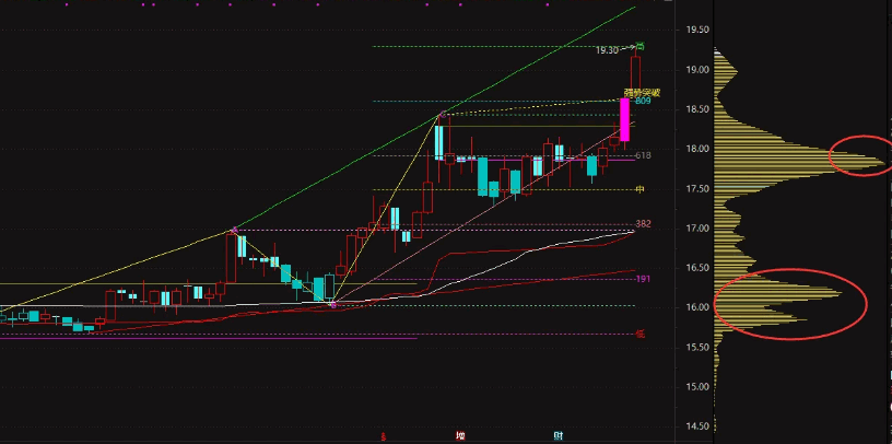 【极致筹码双峰】副图/选股指标 双峰形态表现为筹码在两个不同价格区间形成密集峰 中间峰谷区域 【极致筹码双峰】副图/选股指标 双峰形态表现为筹码在两个不同价格区间形成密集峰 中间峰谷区域