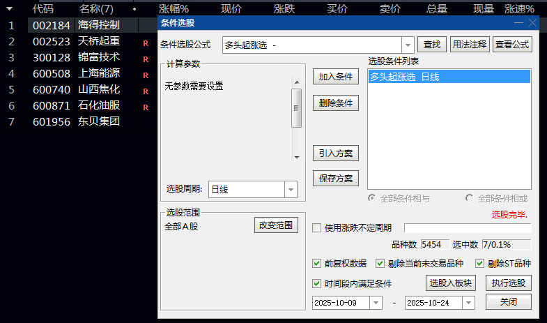 金叉原创【多头起涨】副图/选股指标 均线系统呈多头排列 股价突破20日新高且成交量放大1.5倍 金叉原创【多头起涨】副图/选股指标 均线系统呈多头排列 股价突破20日新高且成交量放大1.5倍
