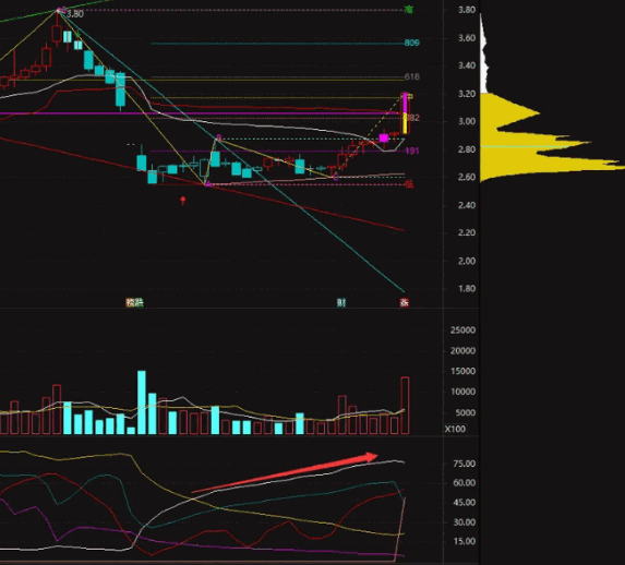 【筹相监测】副图指标,在看强势股的时候,一旦发现低位筹码线上行,就要密切关注! 【筹相监测】副图指标,在看强势股的时候,一旦发现低位筹码线上行,就要密切关注!