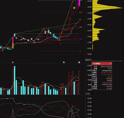 【筹相监测】副图指标,在看强势股的时候,一旦发现低位筹码线上行,就要密切关注! 【筹相监测】副图指标,在看强势股的时候,一旦发现低位筹码线上行,就要密切关注!