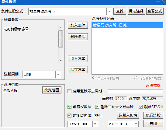 启动【放量异动突破】主图/副图/选股指标 量能确认/价格突破/动量确认/均线粘合四大核心逻辑 无未来