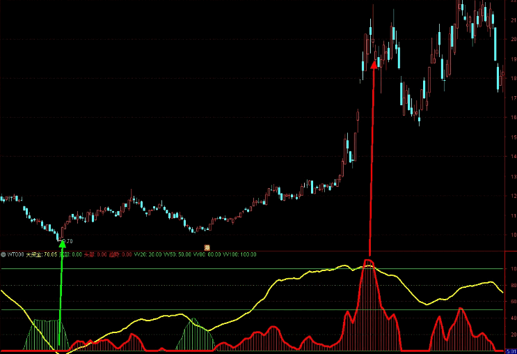 【震荡顶底】副图指标 重点关注大资金线与底部信号的共振 当两者同时出现时可信度较高 【震荡顶底】副图指标 重点关注大资金线与底部信号的共振 当两者同时出现时可信度较高