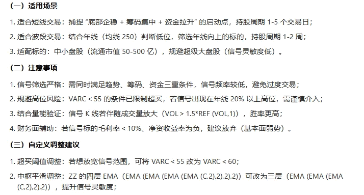 【筹码趋势共振】主图/副图/选股指标 整合财务基本面信息 主力筹码趋势 短线强势拉升逻辑
