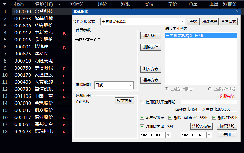 【王者抓龙起爆】主图/副图/选股指标 基于多周期均线多头排列 均线斜率向上 超跌反弹动能共振